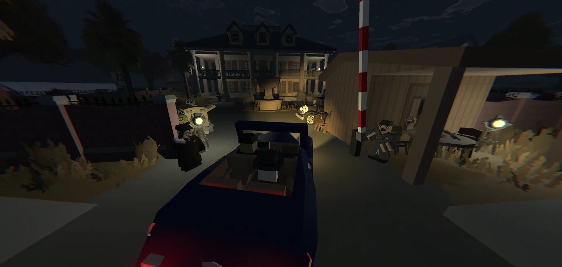 Armed robbery in progress